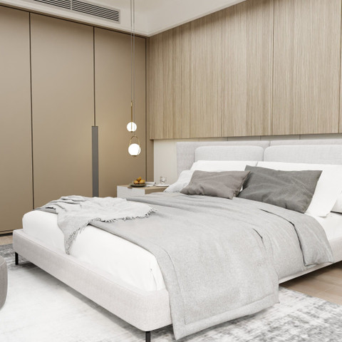 Aria Panel Bed