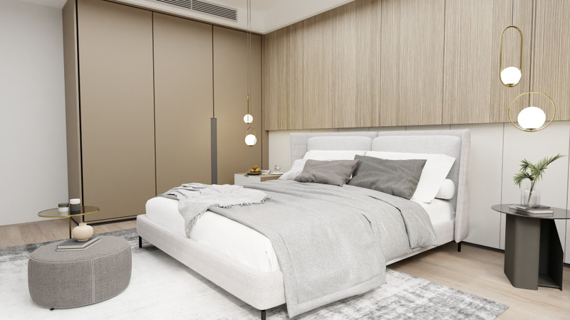Aria Panel Bed